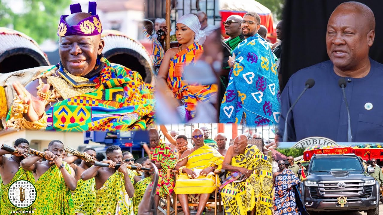 WOW🤩Dignitaries Unite As Prez Mahama & Nananom Celebrate Last Akwasidae of The Year With Otumfour 👑