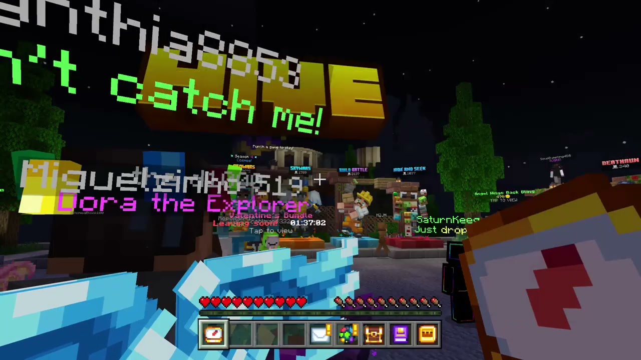 Minecraft HIVE the bridge gameplay