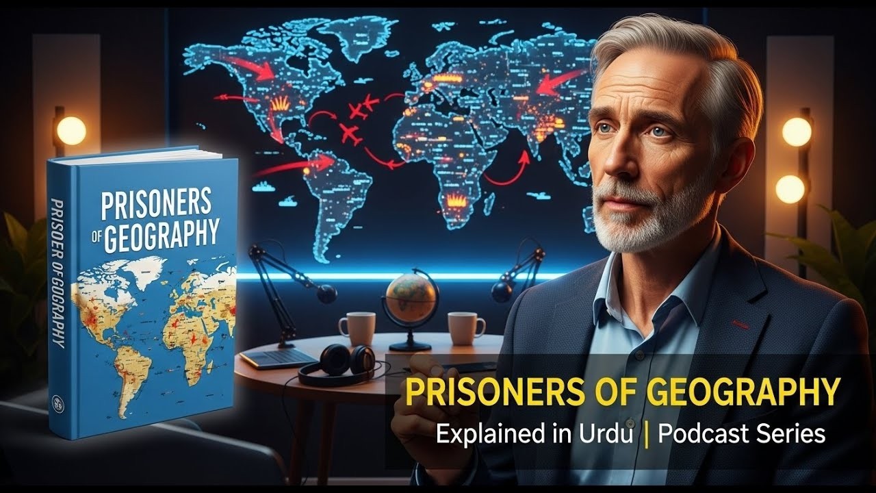 Prisoners of Geography Explained in Urdu | How Geography Controls World Politics | Book Summary