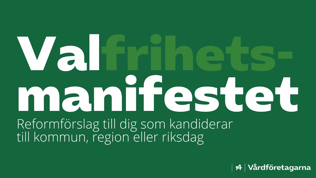 Valmanifest lansering