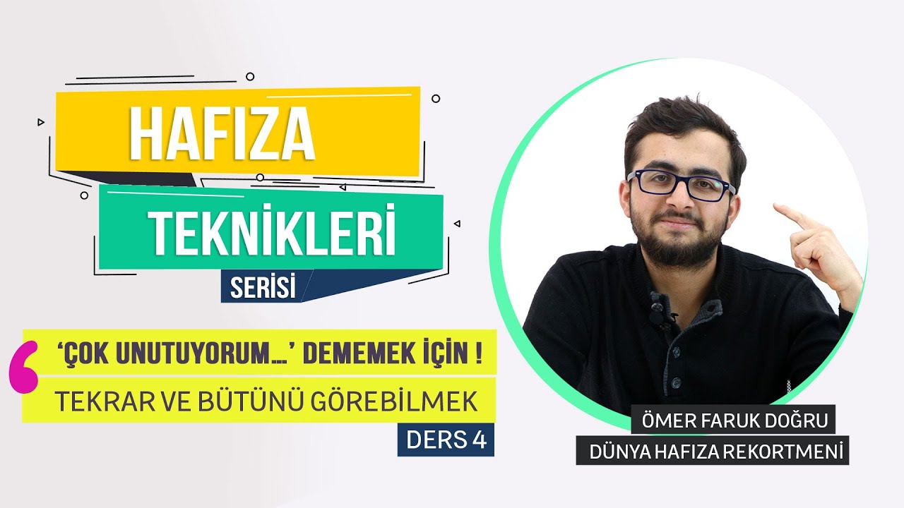 ARALIKLI TEKRAR DÜZENİ VE BÜTÜNCÜL ÇALIŞMA | KALICILIĞI EN ÇOK ARTIRAN HAFIZA TEKNİKLERİ (4.VİDEO)