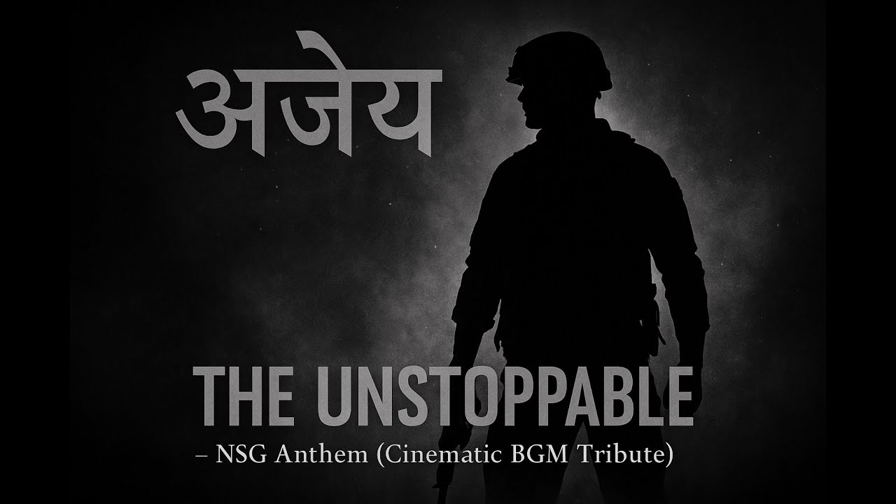 अजेय | The Unstoppable – NSG Anthem (Cinematic BGM Tribute)