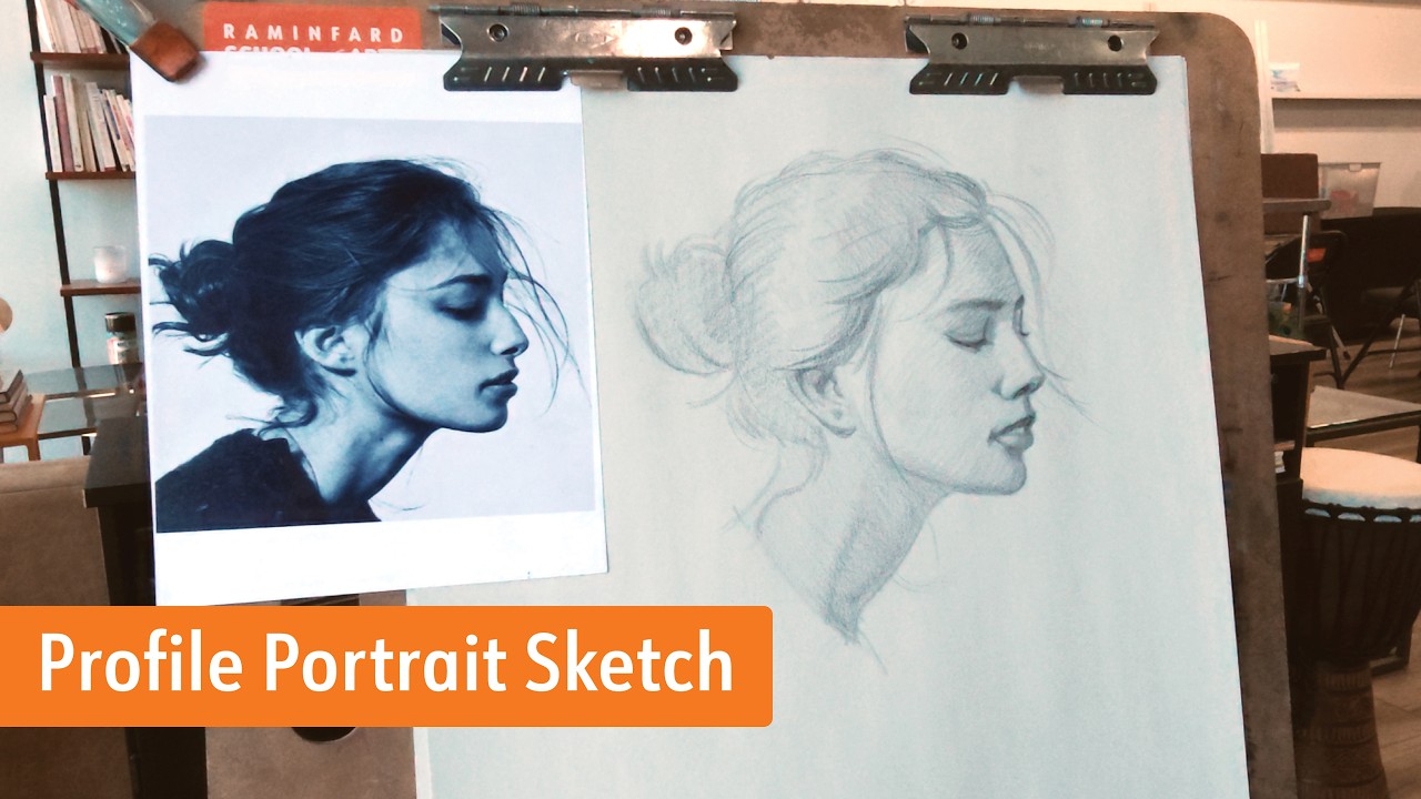 Profile Portrait Sketch: How to Draw the Side View of the Head