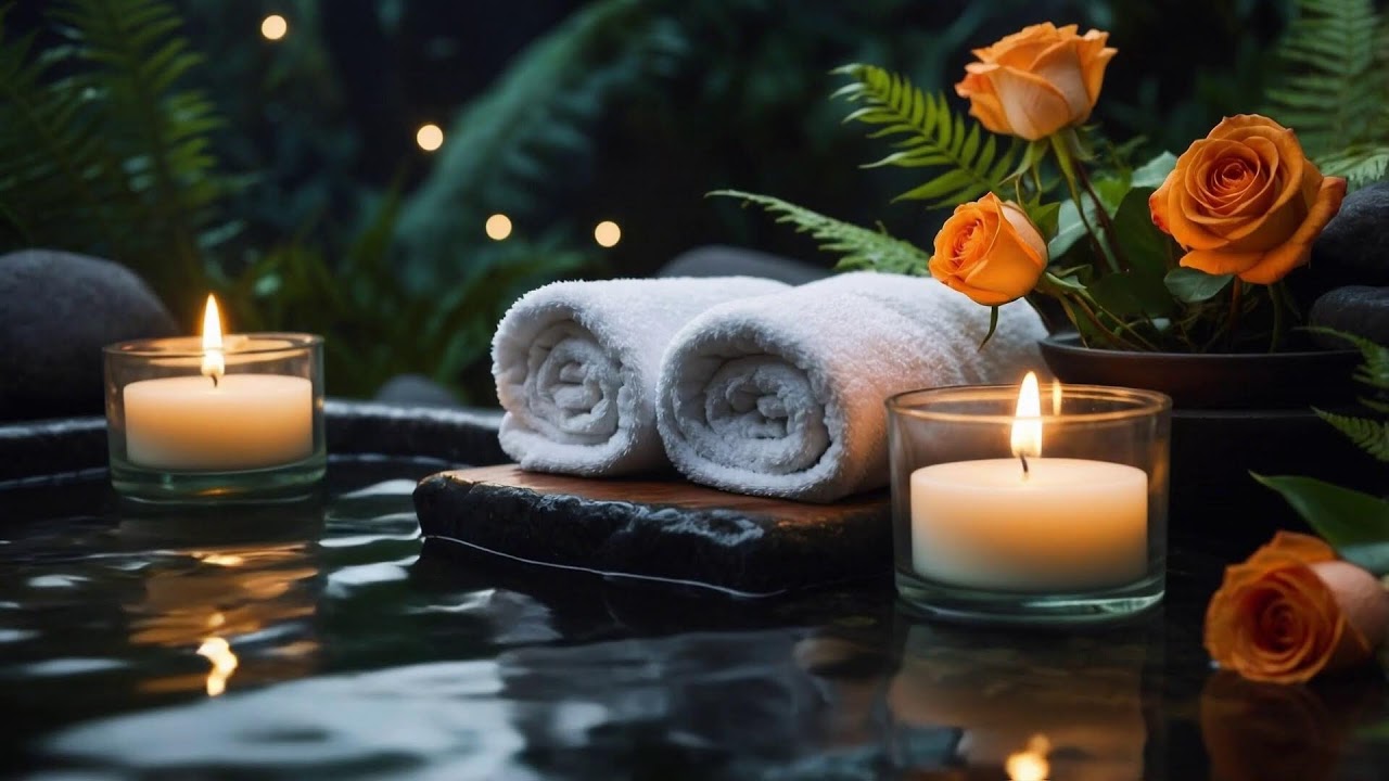 Relaxing Spa Music 🌺 Calm Your Mind Instantly, Release Stress, Insomnia Healing Piano Music 48