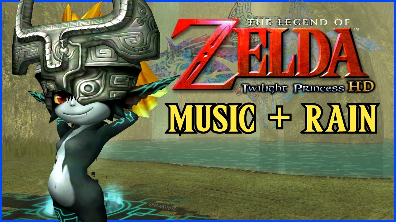 Relax with Midna in Twilight Princess (Zelda Music & Rain Ambiance)