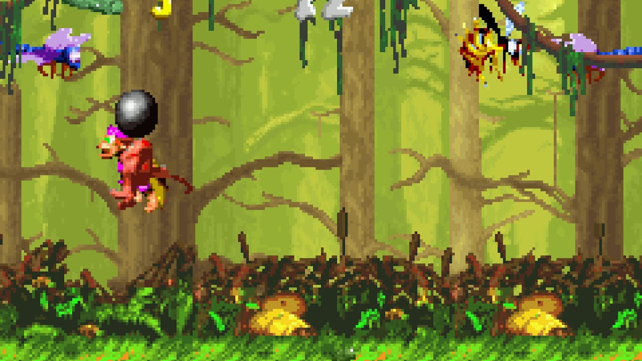 Donkey Kong Country 2 (GBA) - Krem Quay - Barrel Bayou