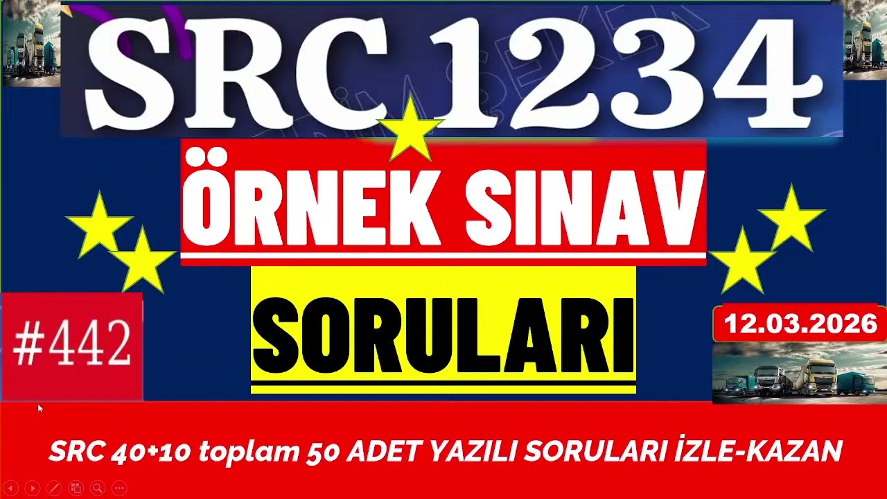 #SRC #YAZILI #SORULARI #SRC1 #SRC2 #SRC3 #SRC4 SINAVI  #SRC2026#442