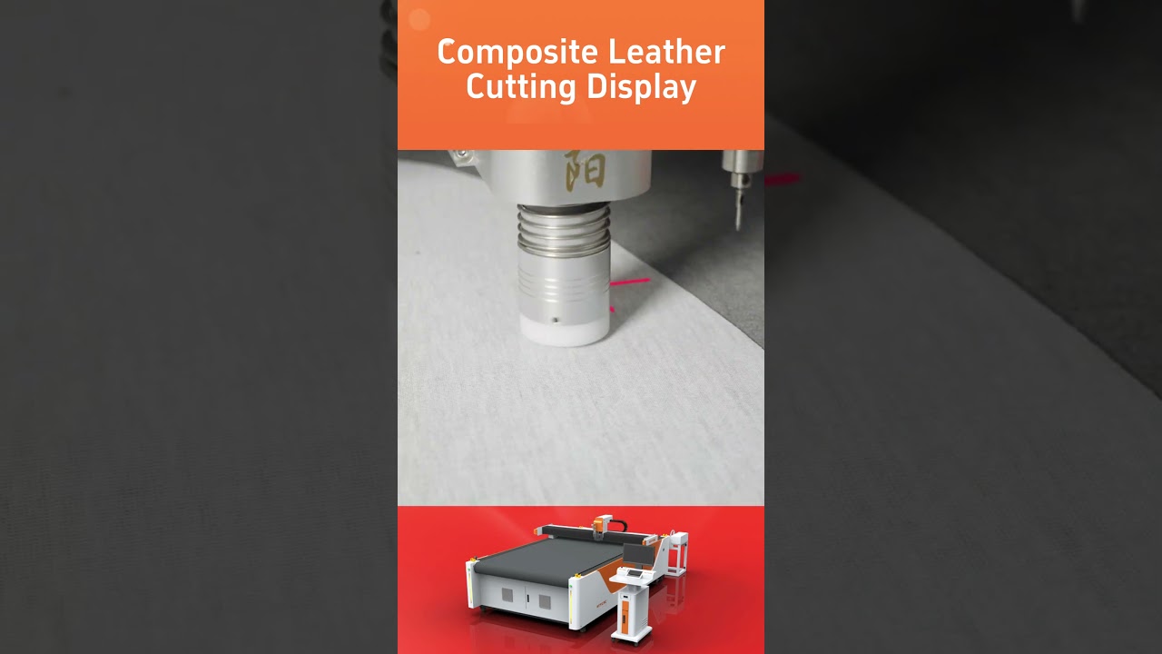PU leather - Leather and fur industry CNC cutting machine