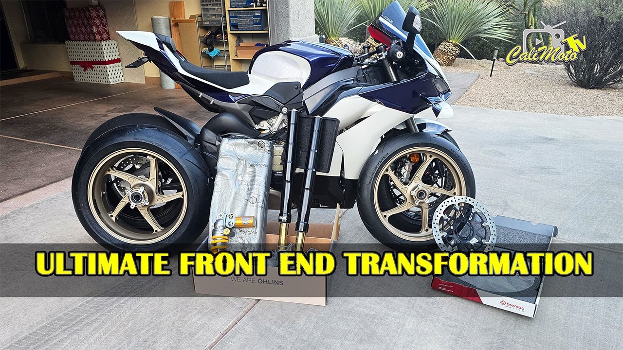 Öhlins + кованые диски ПРЕОБРАЗУЙТЕ мой Panigale V4 2025 года!
