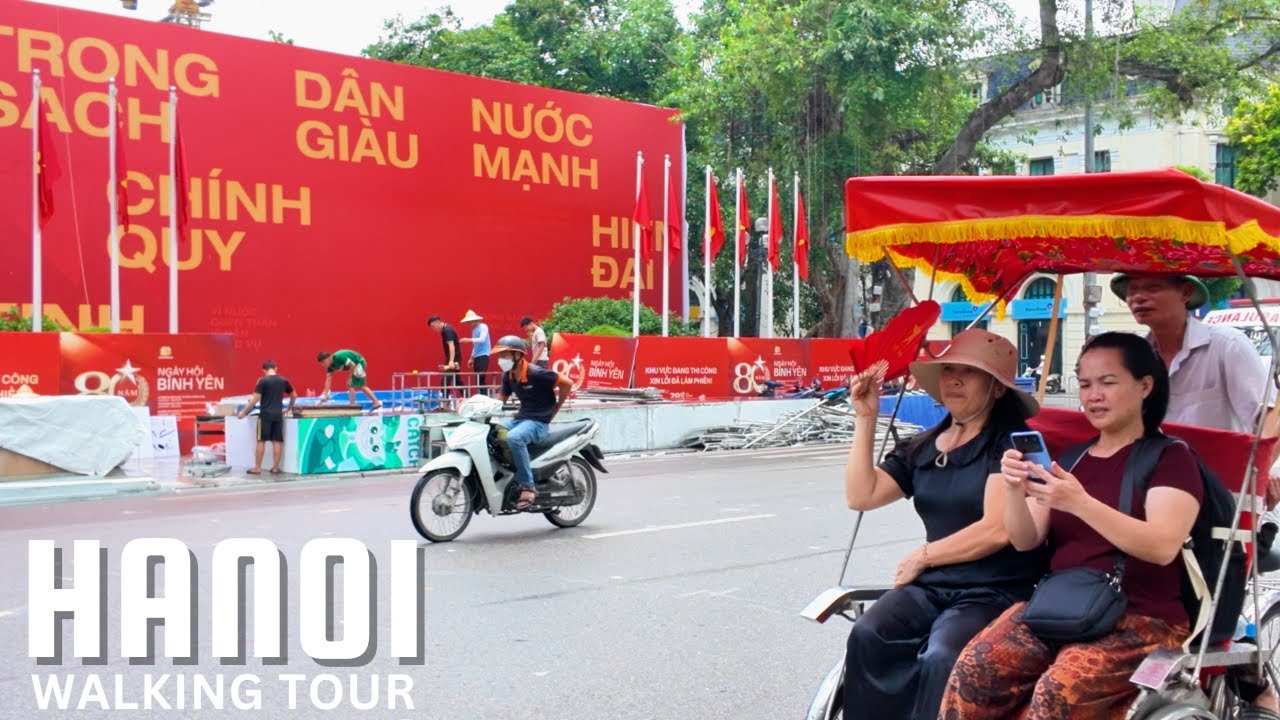 Vietnam's 80th National Day PREPARATIONS EXPOSED at Hoan Kiem Lake