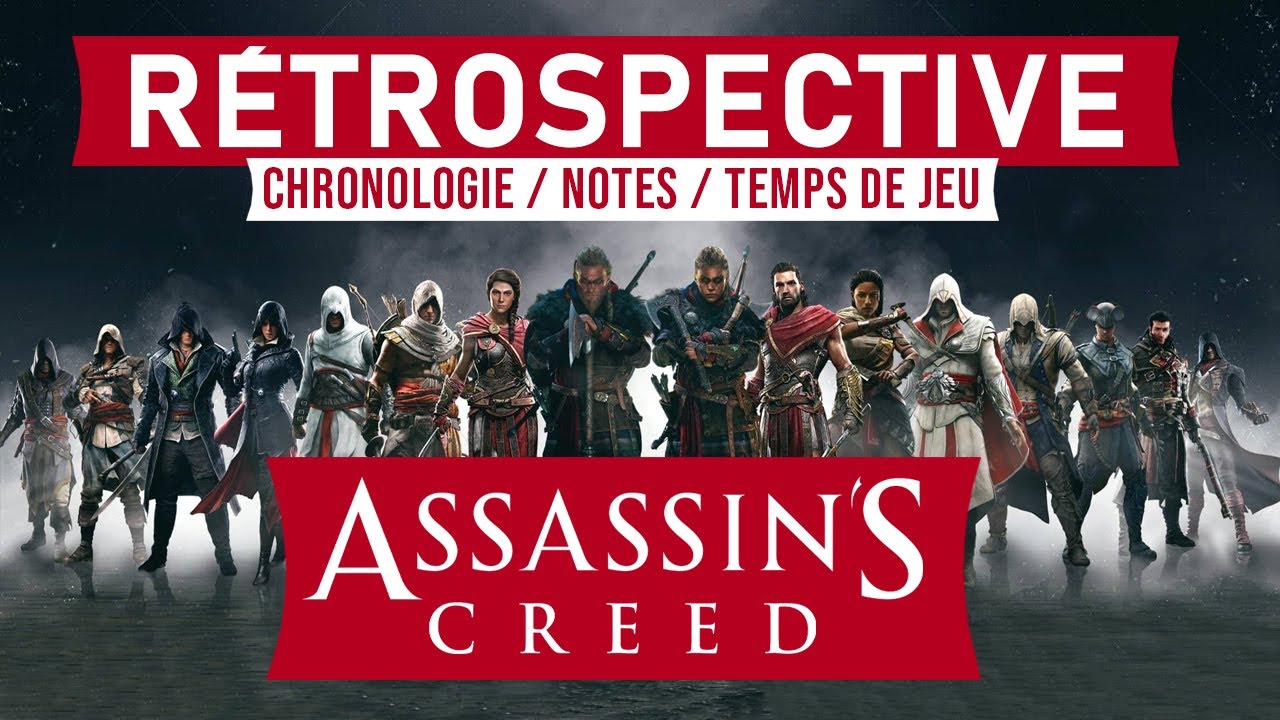 RETROSPECTIVE : Saga ASSASSIN'S CREED - Chronologie/Notes de la presse et des joueurs/Temps de jeu ⚔