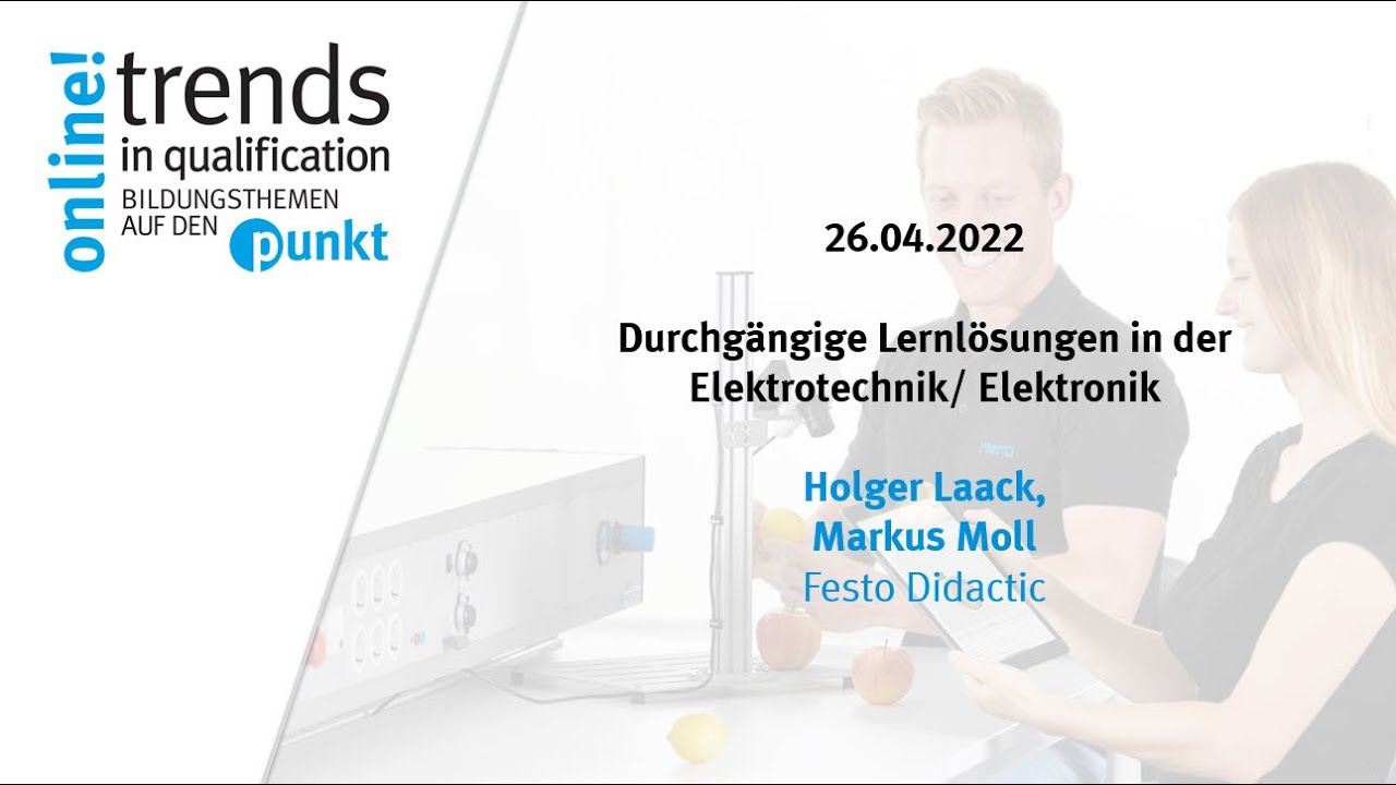 TiQ Online! Vortrag Durchgängige Lernlösungen in der Elektrotechnik/ Elektronik