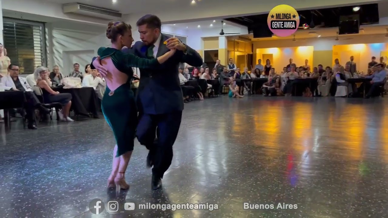 Carolina Giannini y Octavio Fernandez  - Milonga Gente Amiga - 18/FEB/2024 (2/2)
