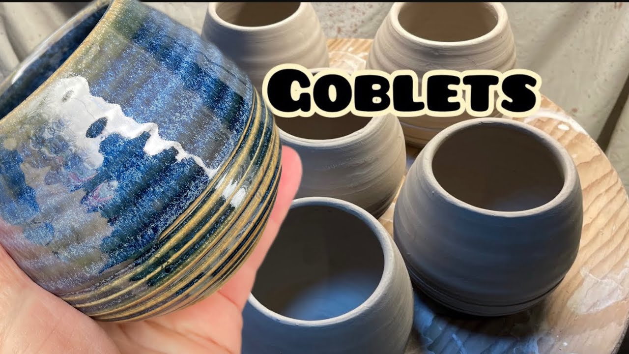 Pottery: Wine Goblets