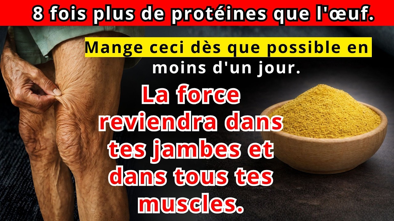La Protéine La Plus Puissante Au Monde Après 50 Ans Pour Des Jambes Et Des Muscles Forts.