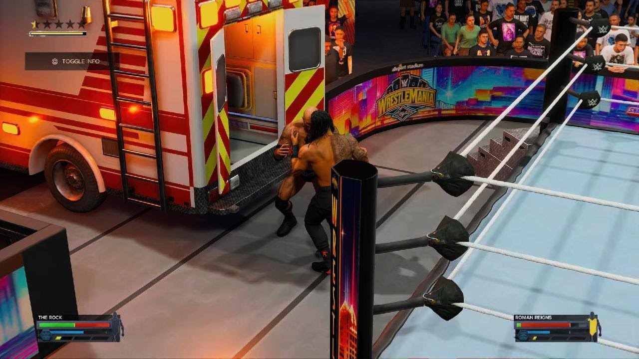 Wrestlmaina night 3 Ambulance match