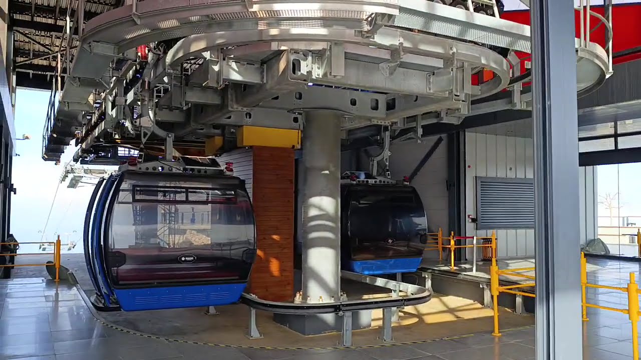 Fethiye Babadağ Ölüdeniz teleferik.Dağdan görünen manzara.