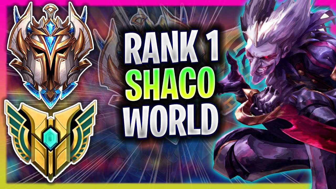 RANK 1 SHACO IN THE WORLD! | RANK 1 SHACO JUNGLE GAMEPLAY | RANK 1 SHACO GUIDE