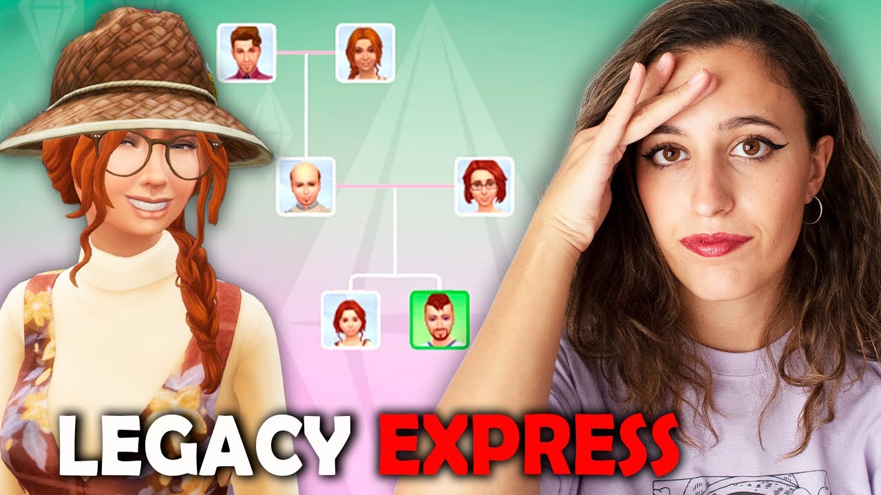 RETO LEGACY en 20 MINUTOS 😨 | Los Sims 4 GAMEPLAY en ESPA&Ntilde;OL | Harou