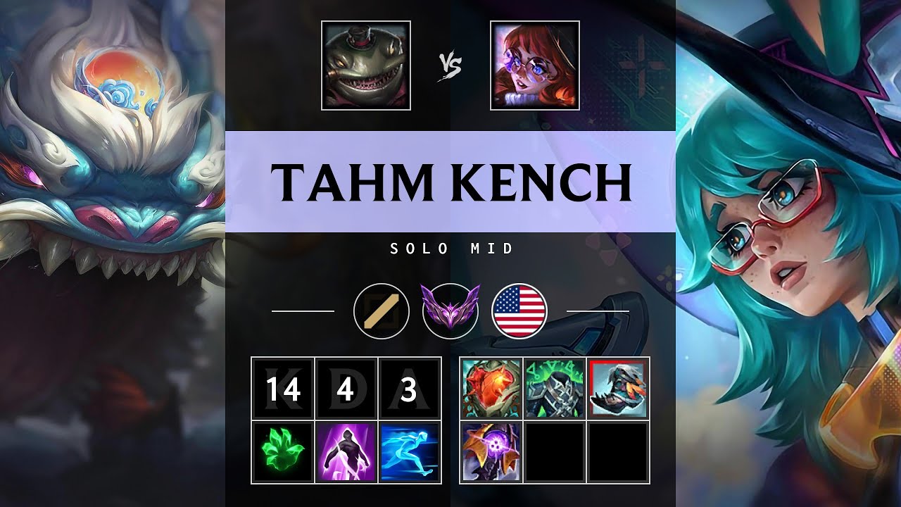 Tahm Kench Mid vs Aurora - NA Master Patch 25.14