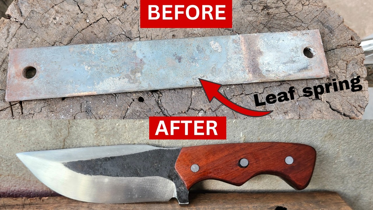 Can a 17 y/o Make a Hunting/Bowie Knife from a Leaf Spring?
