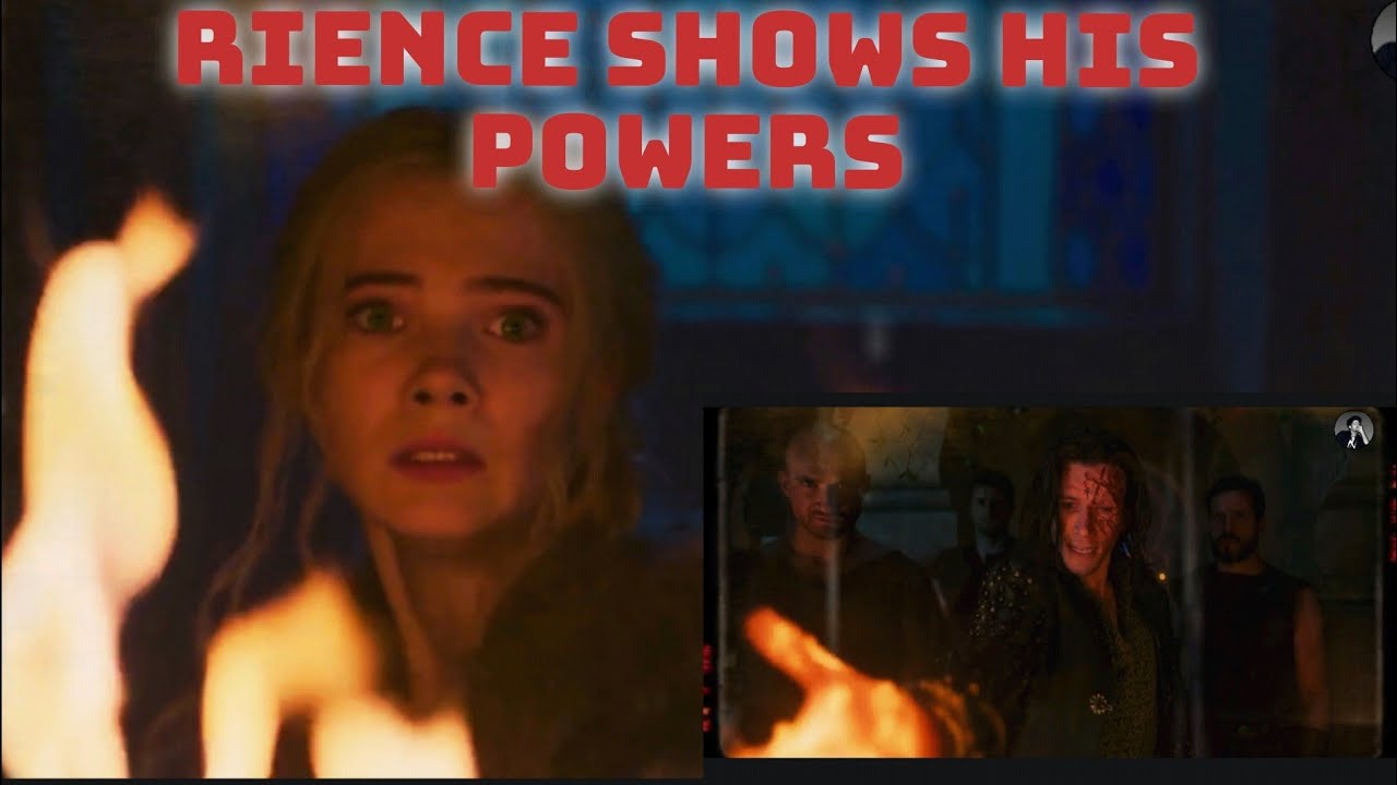 Rience Came For Ciri🔥The Witcher S02E06 Scene 12 👌Fire Man Show His Powers. #ciri #geralt
