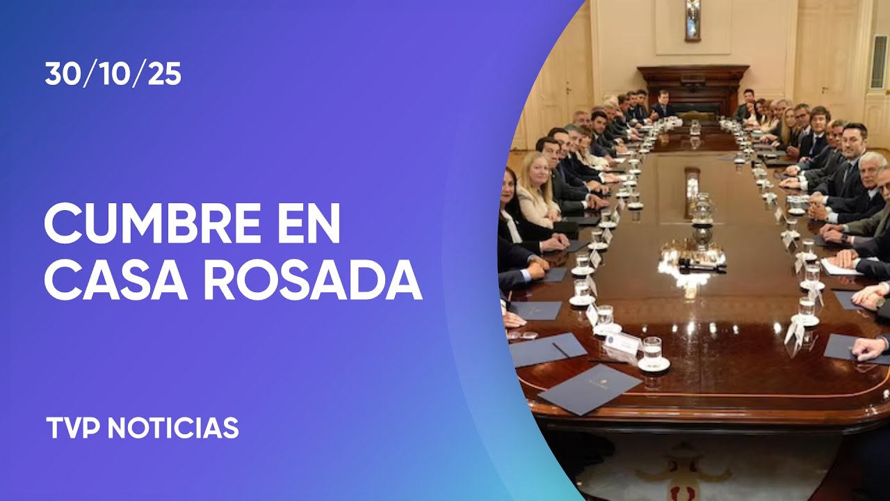 Javier Milei se reunió con gobernadores en Casa Rosada para acordar reformas
