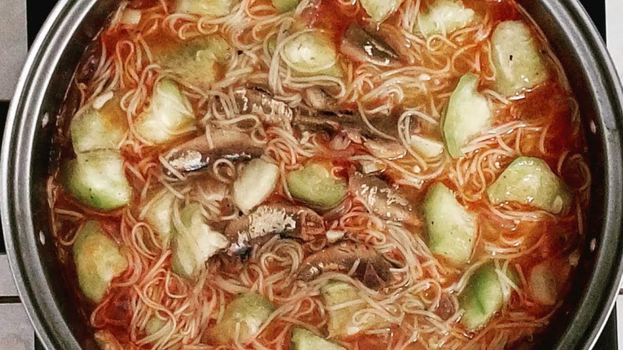 Sardines with Misua and Patola
