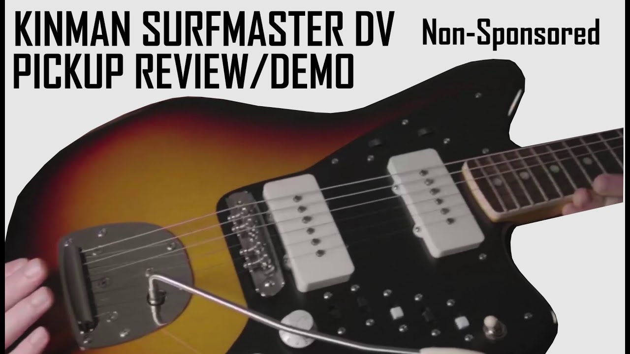 Kinman Surfmaster DV - Jazzmaster Pickup Review/Demo (unsponsored)