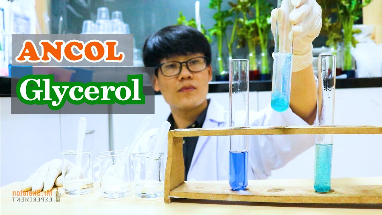 Thí Nghiệm Phân Biệt  ANCOL Đơn Chức và ANCOL Đa chức | Mr. Skeleton Experiment
