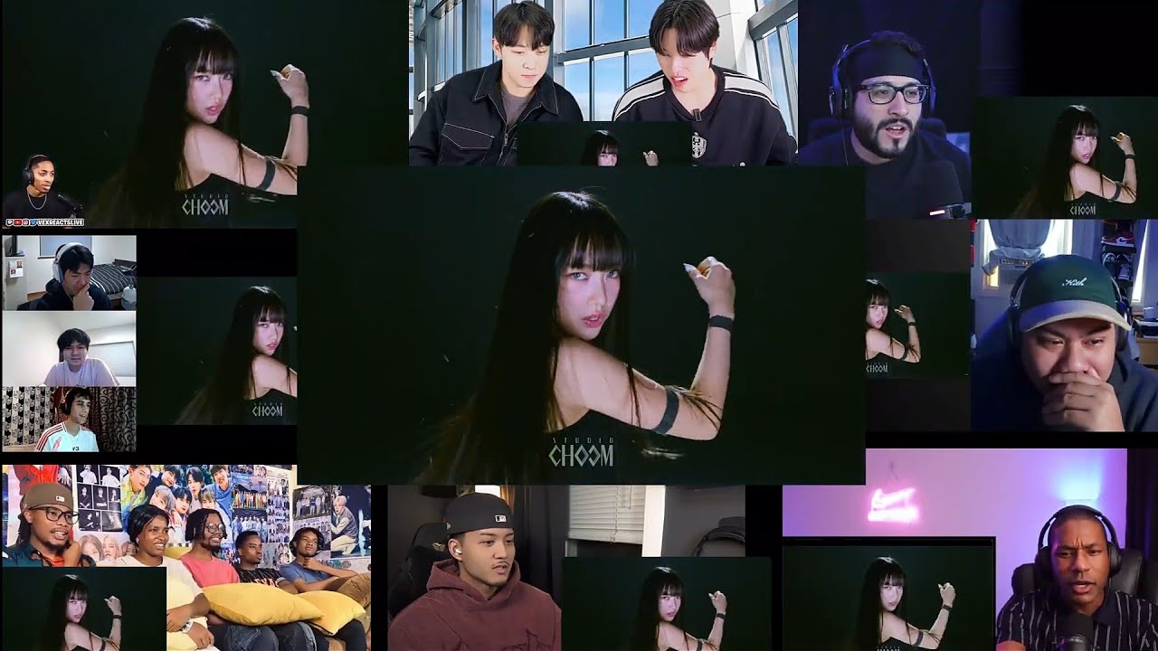 MEOVV(미야오) 'BODY' (4K) | STUDIO CHOOM ORIGINAL||REACTION MASHUP