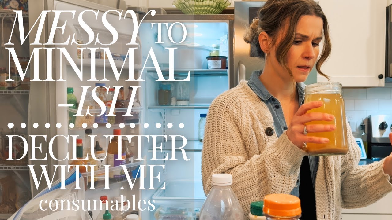 KITCHEN PURGE 🧀🍅🍞 MESSY TO MINIMAL-ish: Clean, Organize & Declutter With Me