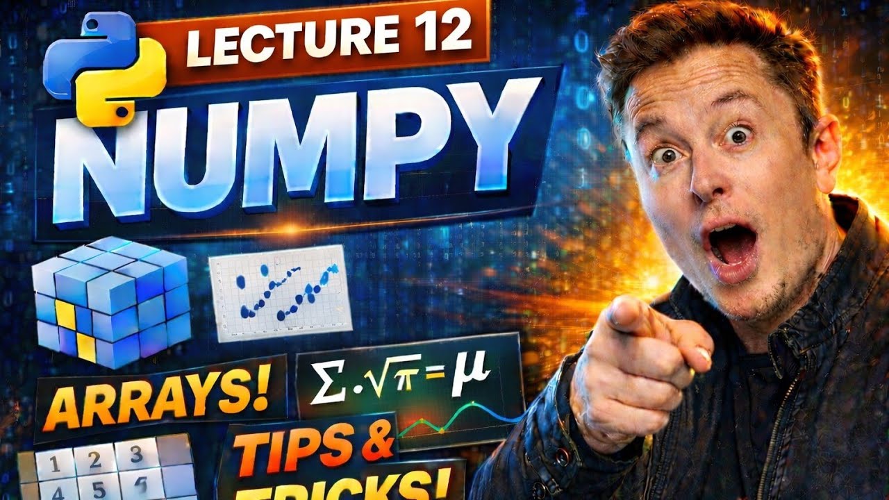 NumPy comeback Series 🔥 | Lecture 12 | Beginner to Pro in Hindi