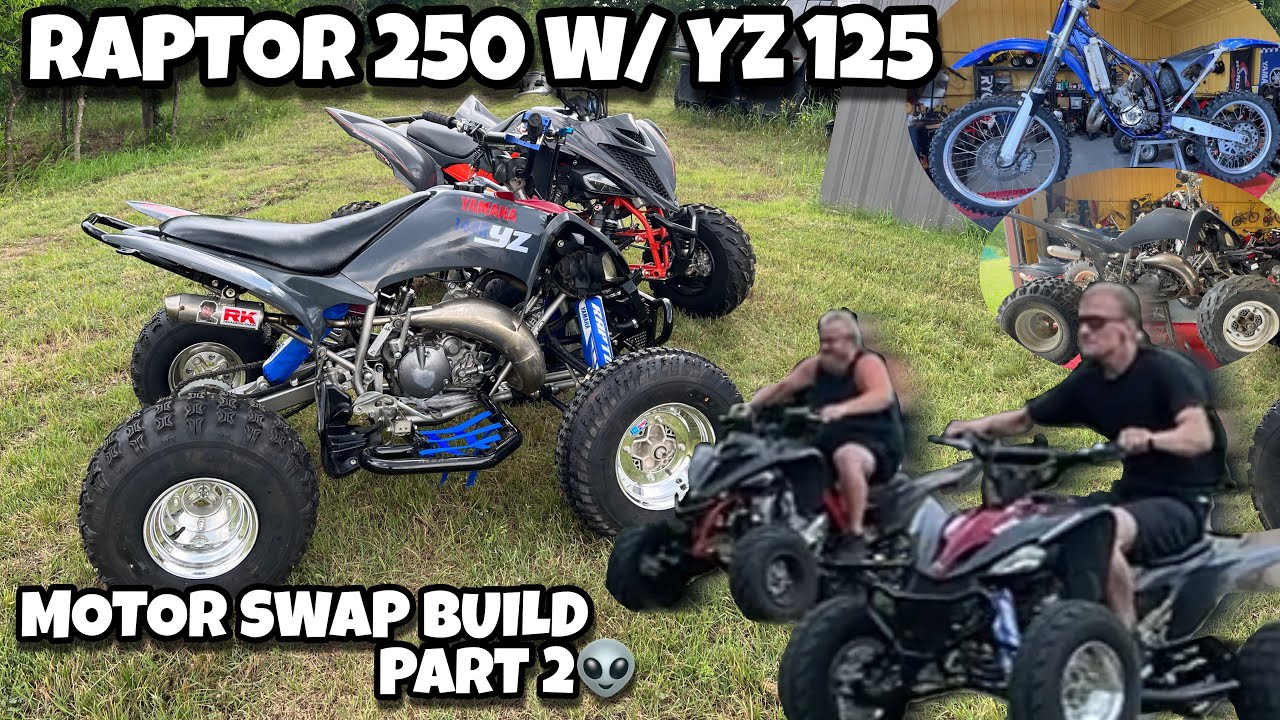 Raptor 250 w/ YZ 125 Motor Swap Build | Part 2