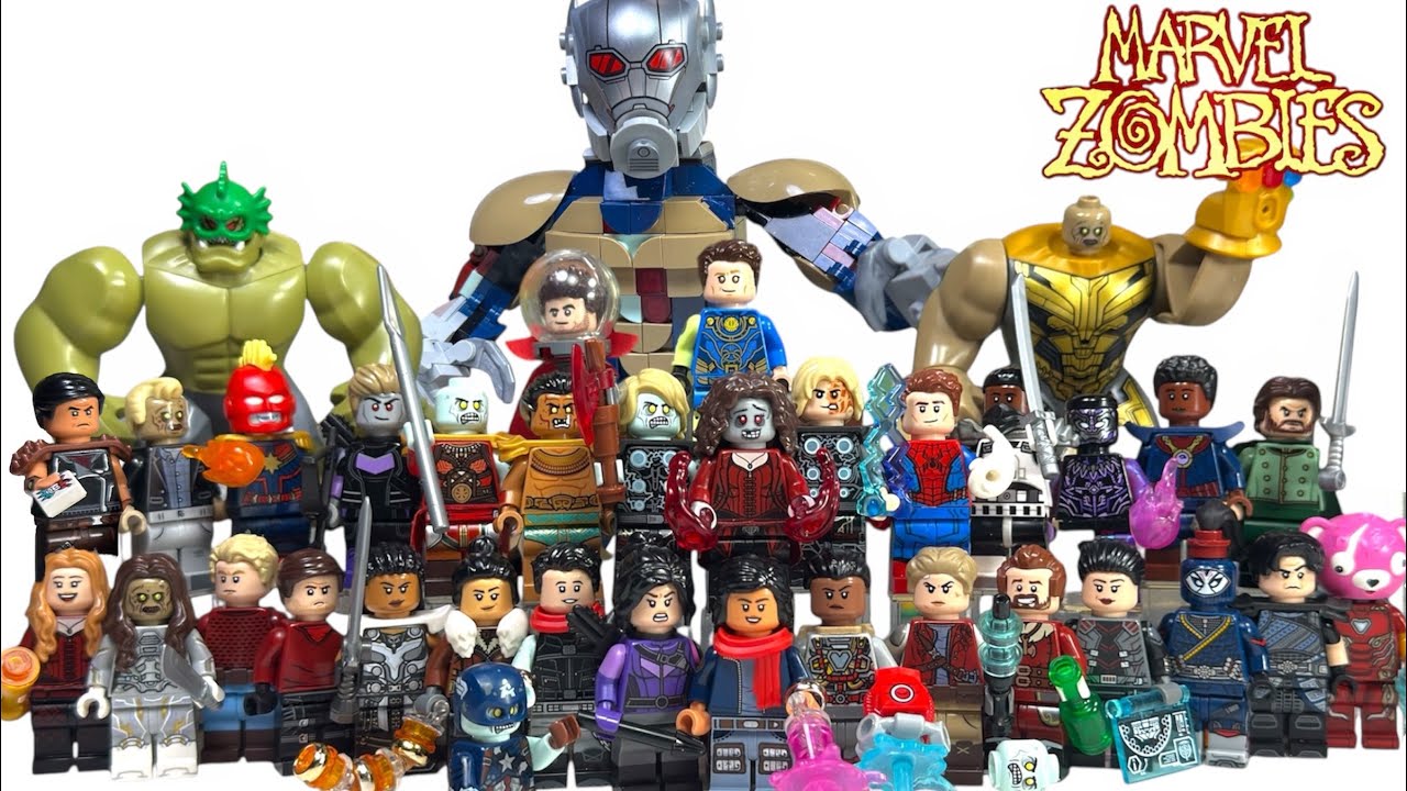 LEGO Marvel Zombies: все главные персонажи и как их собрать! Серия Disney+