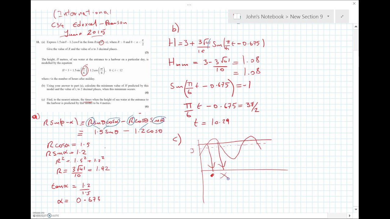 C34 Edexcel Pearson