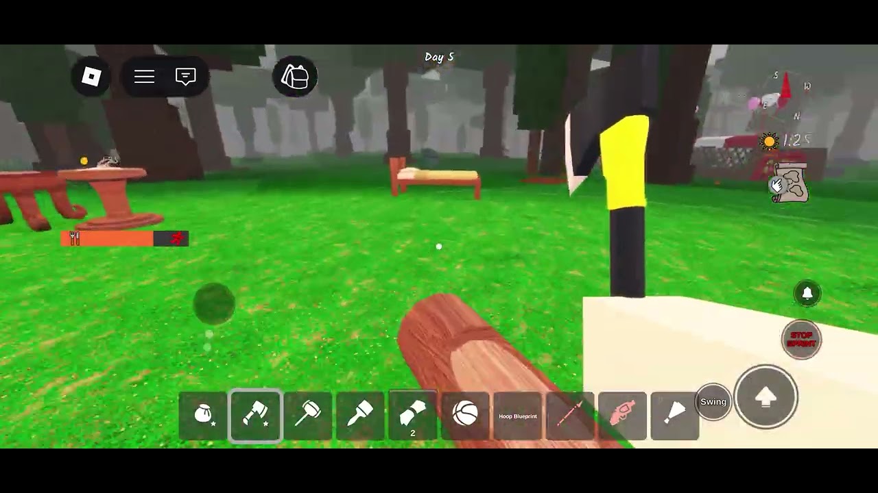 99 Nights in the forest gameplay (crashout at end)