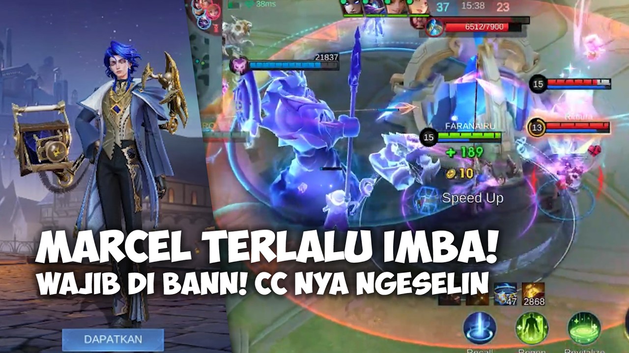 TERLALU IMBA WAJIB DIBANN! HERO BARU MARCEL ORI SERVER BAKAL META SKILL FULL CC! - MOBILE LEGENDS