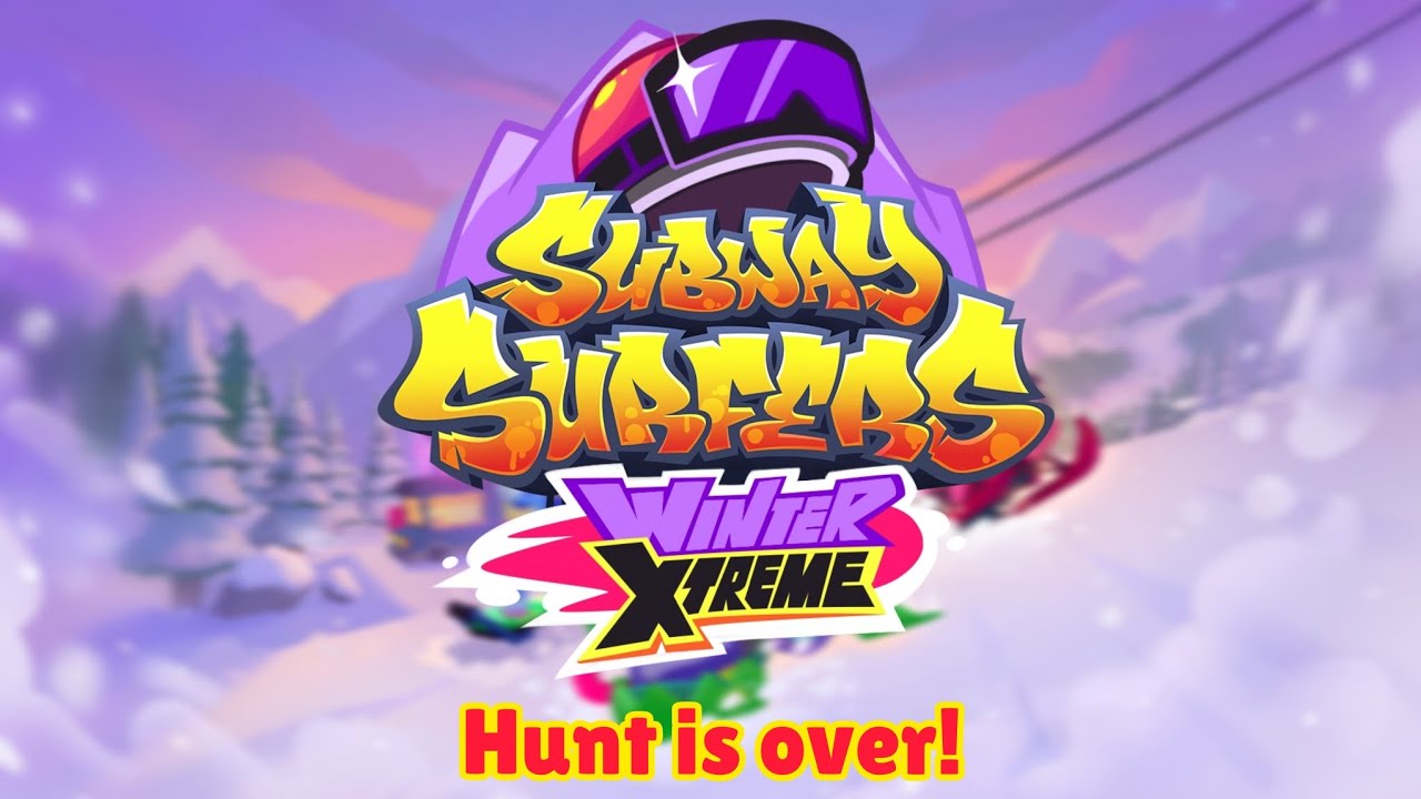 Subway Surfers, Winter Xtreme - Hunt is over!
