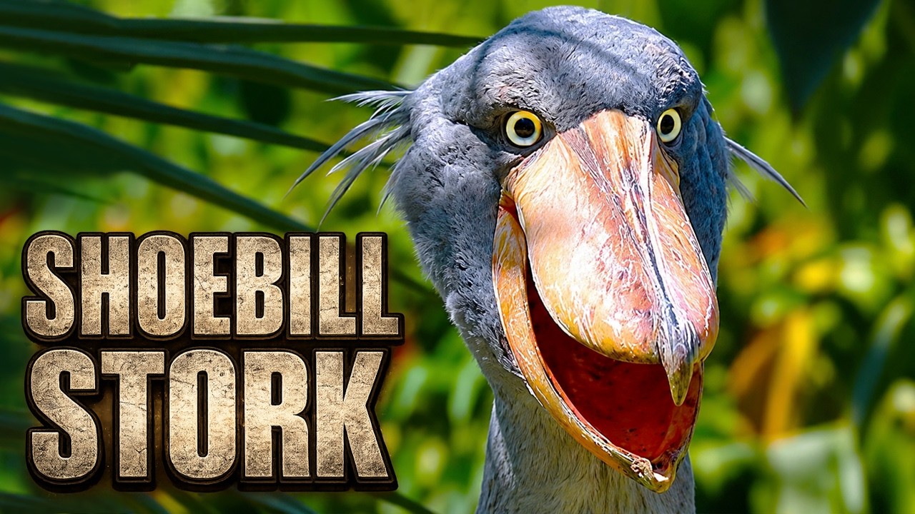 Shoebill Stork – Prehistoric Dinosaur Looking Bird