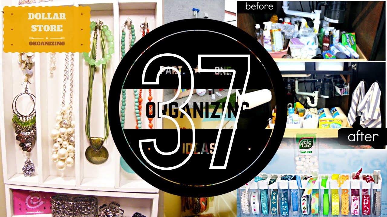 37 Organizing ideas  #1 [With Dollar Store Organization Tips]