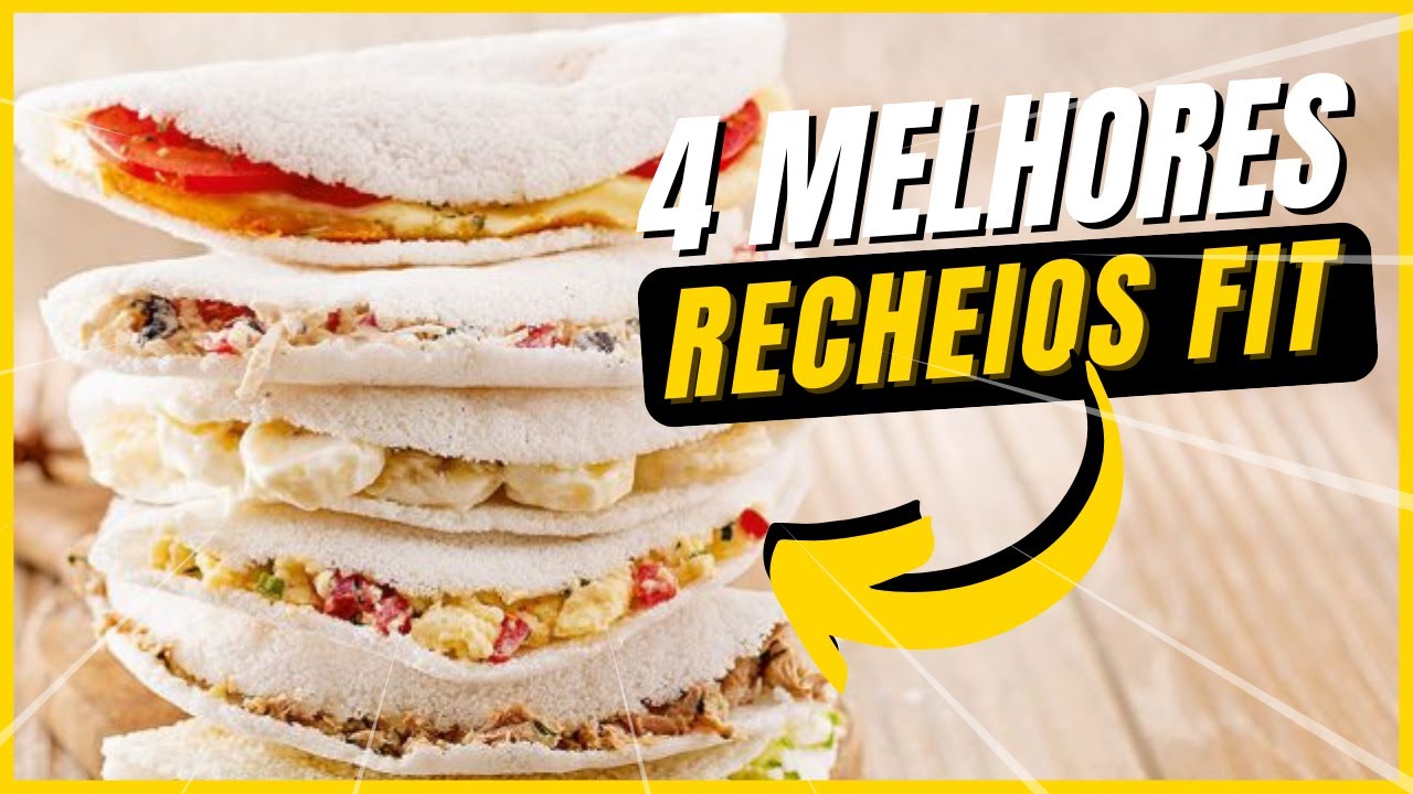 Tapioca Recheada || 4 Melhores Recheios SAUDÁVEIS (Super FÁCIL e DELICIOSAS)