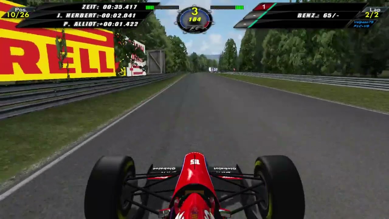 F1 Challenge VB 1993 Jordan Monza 5% Race