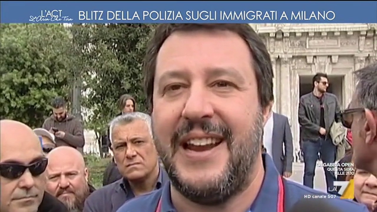 Blitz della Polizia sugli immigrati a Milano