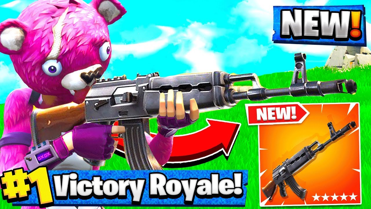 NEW LEGENDARY HEAVY AR GAMEPLAY! New Fortnite Update!