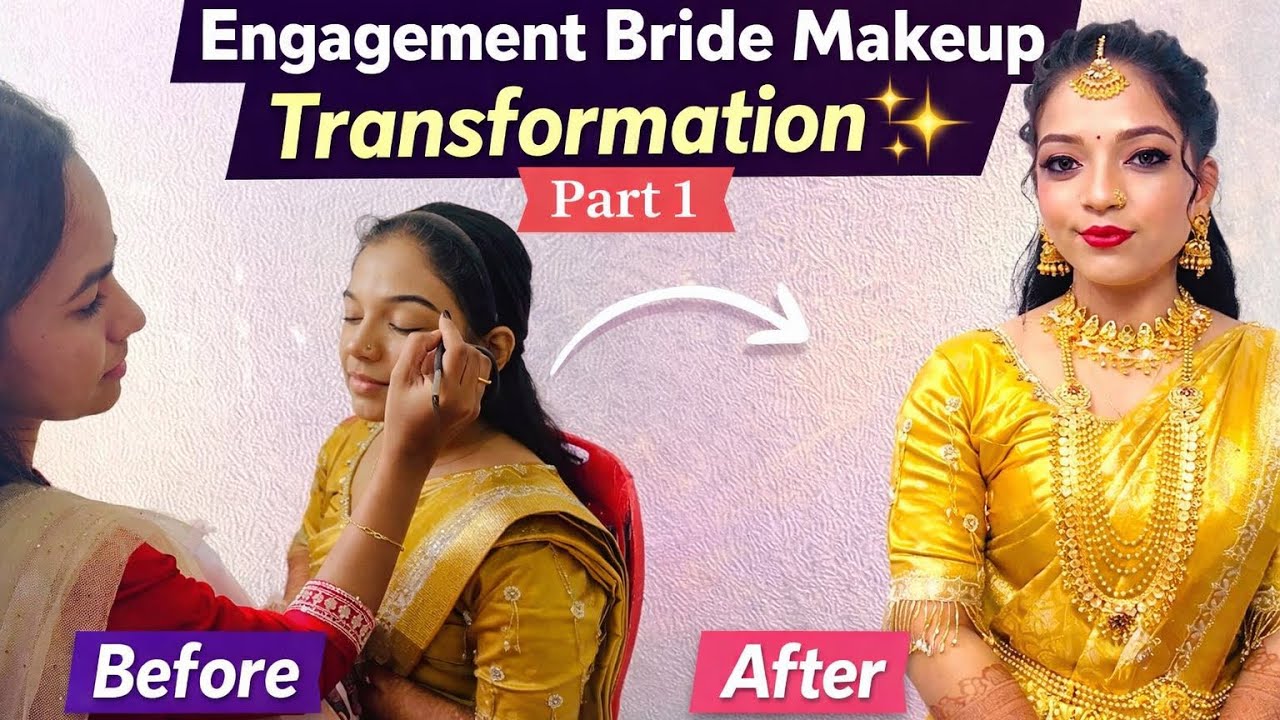 Engagement Makeup Look 💍 | Easy Bridal Makeup Tutorial | Part 1