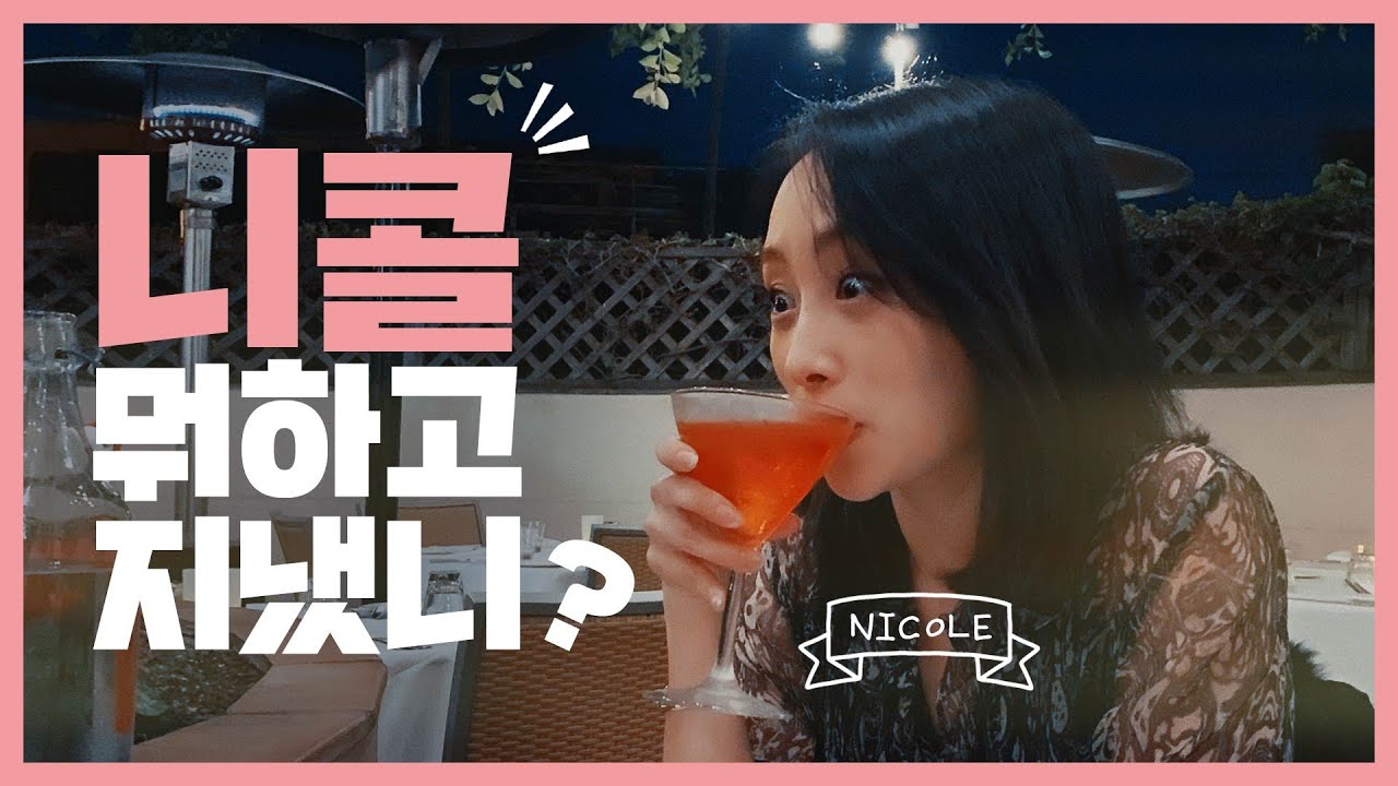 SUB)니콜 Vlog 공개! l 이것은 LA여행인가? 술먹방인가?