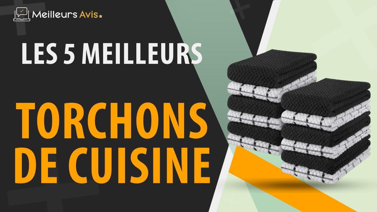 ⭐️ MEILLEURS TORCHONS DE CUISINE - Comparatif 2024