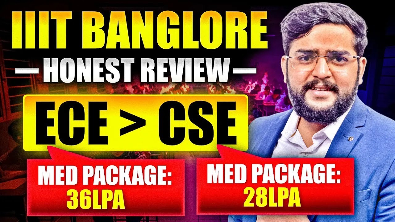 IIIT Bangalore vs NITs & IITs? | Cutoff, Placements, Fees, Admission 2025 | Best IIIT for JEE Main?