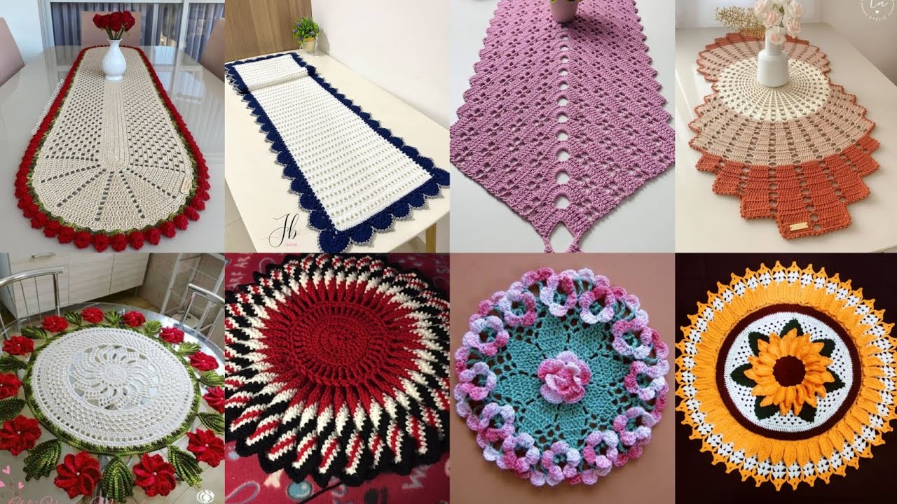 Most beautiful crochet circular and rectangular table runner new design ideas 2026